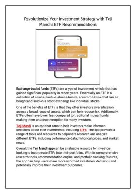 미국 etf 추천: 미래의 투자 전략을 위한 필수 가이드